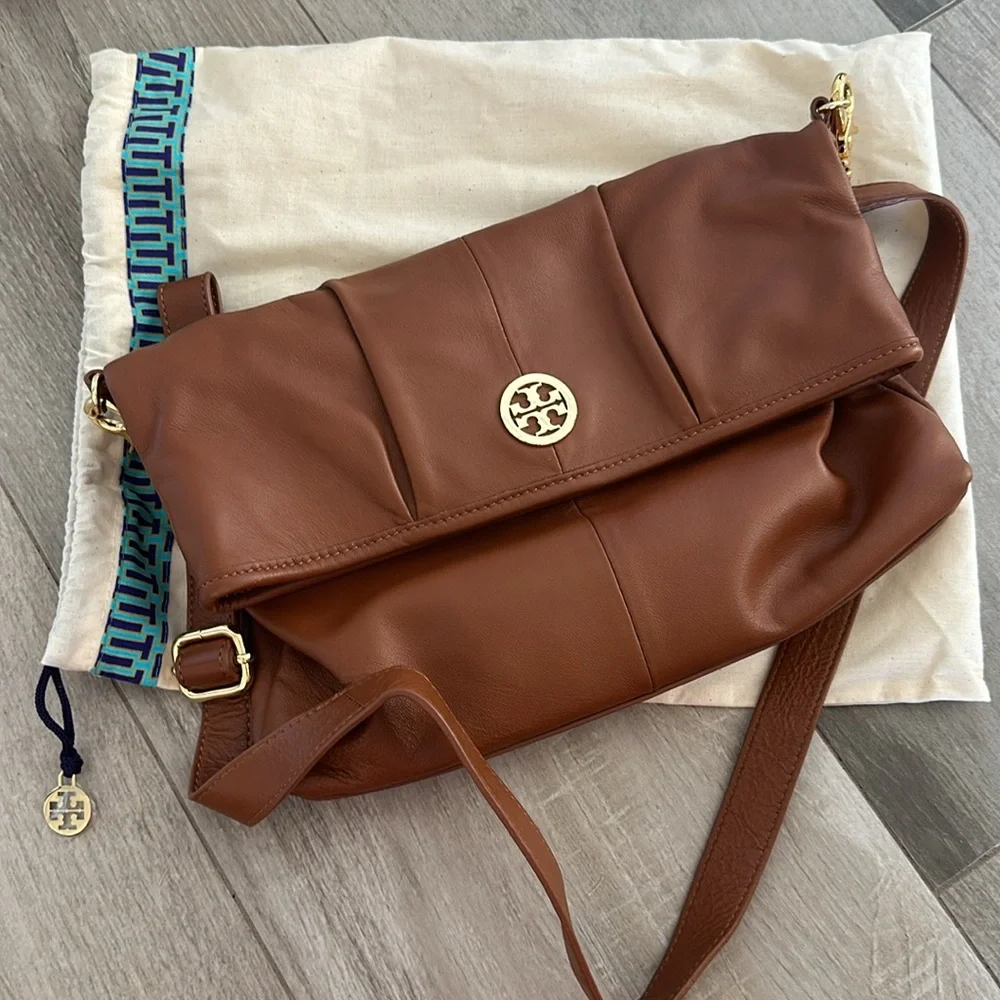 Tory Burch Fold Over Messenger Bag